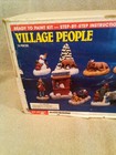 Wee Crafts   Village People   Kit 21527 For 6 -8  Villages Ready To Paint New