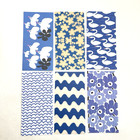 30 Pc Blue Spring Paper Pack Vellum Textured Scrapbooking Collage