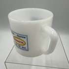 Vintage Federal Pennzoil Motor Oil Mug Clem Teets Advertising Milk Glass Mug