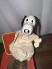Vintage 1966 Mattel Snoopy Jack-in-the-box Music Box Works  read 