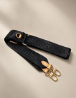 Louis Vuitton Shoulder Strap Adjustable Crossbody Shoulder Replacement Black Usa