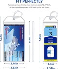 6 Pack Cruise Luggage Tag Holder For Ncl  Carnival  Princess  Msc  Cruise Essent