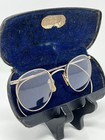Vintage 1930s 1 10 12k Gold Filled Round Eyeglasses Ful-vue Cable Temples Case