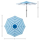 9ft Patio Umbrella Outdoor Market Patio Umbrella With Easy Tilt Backyard Patio