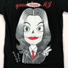 Seven Star  goodbye Mj  Michael Jackson Graphic S s T-shirt Tee Black     Medium