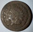 1863 Store Card Civil War Token C Doscher Washington St New York Copper One Cent