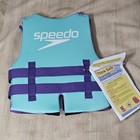Speedo Youth Swimming Life Jacket Vest  50-90 Lbs  Neoprene Ski Wake Boarding