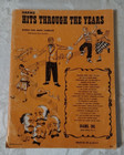 Hits Through The Years - 1951 Vintage Song Book Piano Guitar Harms Sheet Music