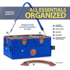Diaper Caddy Organizer Bag Storage Tote For Baby Stuff Gifts For Moms Navy Blue
