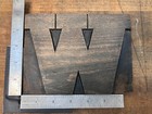 Vintage 5  Letter  w  Wood Type Letterpress Printer Blocks