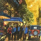    old New York    Rare Antique Tableu Rug Hand-knotted 2 X 4 Ft Multi-colored 