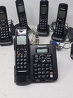 Panasonic Kx-tg6641 Dect Plus Cordless Phone System W  5 Kx-tga660 Handsets
