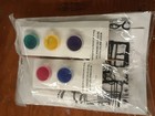 Vintage 1999 Dimensions Fabric Art Silk Painting Kit 14  Santa Banner