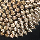 Aiyue 100pcs 10mm Silver Acrylic Bullet Spike Cone Studs  Beads  10mm 