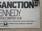 Eiger Sanction 1975 Original British 1-sheet Movie Poster Clint Eastwood 