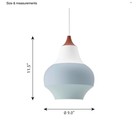 Louis Poulsen Cirque 220 Pendant Light Copper Top