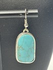 Vintage Sterling Silver Turquoise Earrings Dangle Southwestern 925 