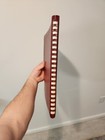 Vtg Maroon Scrapbook Album Spiral Embossed Red 40s Unused Clean Pages