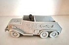Marx Battleground desert Fox-light Gray German Apc W dk Gray Driver - Vg Htf