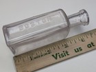 Vtg Boston Burnett Glass Medicine Purple Bottle Apothecary Pharmacy Vial Antique