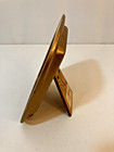 Vtg Bucklers Floral Enamel Photo Picture Frame Holds 3  X 4 