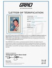Mickey Mantle Signed Auto Rudy Garcia 11x14 Limited Edition Litho Grad Loa