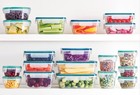 Snapware 38-piece Plastic Food Storage Set Bpa-free Airtight Leakproof Lids