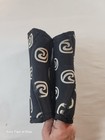 Rehband Rx 7mm Knee Sleeves Pair Swirl Logo Print Support Lifting Gym Training 