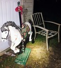 Vintage Carousel Horse     Hand Painted - Full Size 