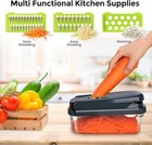 Vegetable Slicer And Dicer Onion Chopper 16 In 1 Multi Purpose Fruit Peeler