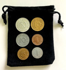 Germany Wwii Era Third Reich Nazi Reichspfennig Coin Set Authentic Wartime Coins