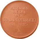 Germany Porcelain Altestes Siegel Der Stadt Meissen Um 1285 60mm