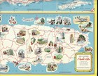 Vintage 1953 Puerto Rico Road Map  spanish Edition      Standard Oil Co   esso 