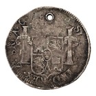 Scarce 1815 Mexico 8 Reales Zs Ag War Of Independence Zacatecas Holed