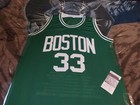 Larry Bird Autographed Boston Celtics Stat Jersey Jsa   Bird Holo  5  Shipping 