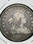 1799 Draped Bust  Silver Dollar I  Raw Vf Coin Details