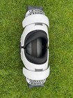 White Battle Defender Football Shoulder Pads With Back Plate     Lightest In Class