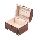  Retro Treasure Chest Vintage Wooden Storage Box Antique Style Jewelry Organizer