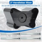 2  Adjust Aluminum Handlebar Riser For 2020-2024 Can-am Spyder F3 f3s f3t f3l rt