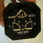 Aircraft Gauge Triple Temp Indicator 06db06 P n 10s29090012-2 Boeing Atr Gauge