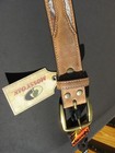 New Mossy Oak 12 Gauge Shotgun Shell Como Full Grain  Leather Belt Size 44