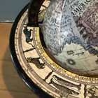 Very Unique Vintage Small Tabletop Spinning Globe Zodiac Signs