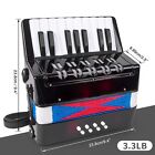 Accordion  17 Keys Piano Accordion For Kids Students 8 Bass With Straps For B   