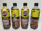 Pepsi Lemon Big Zero Soda Japanese Limited Edition 2025  4 Bottles