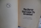 Horse That Came To Breakfast Hunter Riding Stables Marilyn Anderson Pb Book