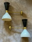 Wall Sconce Diabolo Pair Of Modern Italian Wall Lights B w Wall Fixture Lamps