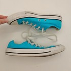 Converse Unisex Indie Skater Retro Chuck Taylor Low Top 7w 5 M Cyan Blue Sneaker