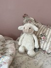 Nwt Jellycat  London Bashful Lamb Plush Medium Sheep  12  Retired New With Tags 