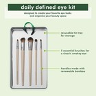 Makeup Brush Set 5 Piece Eye Brushes Liquid Powder Cream Ecotools Daily Defined