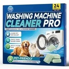 24 Pack Washing Machine Cleaner Tablets Deep Cleaning Washer Odor Remover Descal